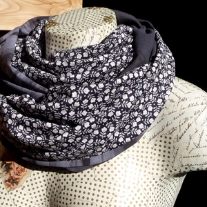 Apró virágos tavaszi-őszi pamut csősál  -  - Meska.hu