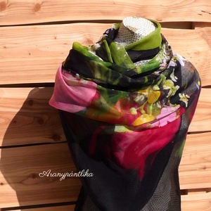 TULIPÁN hernyóselyem stóla (csipke nélkül) (Aranypántlika) - ruha & divat - sál, sapka, kendő - stóla - Meska.hu TULIPÁN hernyóselyem stóla (csipke nélkül) (Aranypántlika) - ruha & divat - sál, sapka, kendő - stóla - Meska.hu