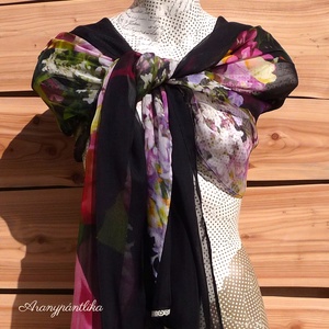 TULIPÁN hernyóselyem stóla (csipke nélkül) (Aranypántlika) - ruha & divat - sál, sapka, kendő - stóla - Meska.hu TULIPÁN hernyóselyem stóla (csipke nélkül) (Aranypántlika) - ruha & divat - sál, sapka, kendő - stóla - Meska.hu