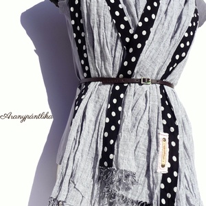 Ködös pöttyös óriás őszi sál (Aranypántlika) - Meska.hu