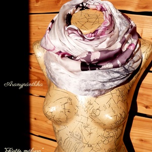 Füstös mályva EXTRA SZÉLES hernyóselyem-szaténselyem csősál - Aranypántlika - ruha & divat - sál, sapka, kendő - sál - Meska.hu Füstös mályva EXTRA SZÉLES hernyóselyem-szaténselyem csősál - Aranypántlika - ruha & divat - sál, sapka, kendő - sál - Meska.hu