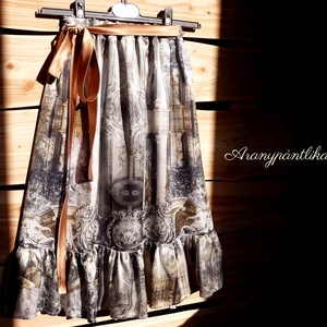 Ódon hernyóselyem szoknya (bronz-szürke) - ruha & divat - női ruha - szoknya - Meska.hu Ódon hernyóselyem szoknya (bronz-szürke) - ruha & divat - női ruha - szoknya - Meska.hu