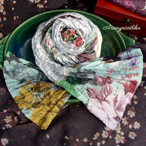 Tavaszi csipkementa - Aranypántlika - ruha & divat - sál, sapka, kendő - sál - Meska.hu Tavaszi csipkementa - Aranypántlika - ruha & divat - sál, sapka, kendő - sál - Meska.hu