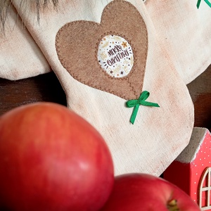 2 db szőrmés mikulás csizma - karácsony - mikulás - mikulás csizma és zokni - Meska.hu