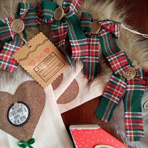 4 db szőrmés mikulás csizma - karácsony - mikulás - mikulás csizma és zokni - Meska.hu