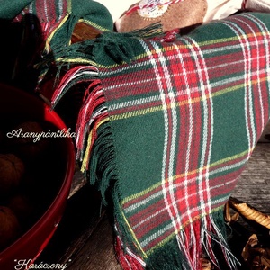 Karácsony kendő  - ruha & divat - sál, sapka, kendő - stóla - Meska.hu