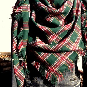 Karácsony kendő , Ruha & Divat, Sál, Sapka, Kendő, Stóla, Varrás, MESKA