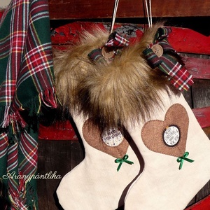 Karácsony kendő  - ruha & divat - sál, sapka, kendő - stóla - Meska.hu