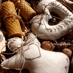 Angyalkás karácsonyi ajándékbox - karácsony - karácsonyi lakásdekoráció - karácsonyfadíszek - Meska.hu