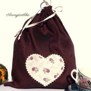 3 darabos ajándékbox (bordó rózsás) - táska & tok - bevásárlás & shopper táska - kenyeres zsák - Meska.hu