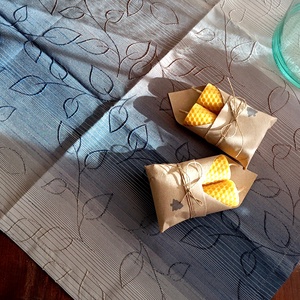 Levélkés neszeszer terítővel ajándékbox - táska & tok - neszesszer - Meska.hu