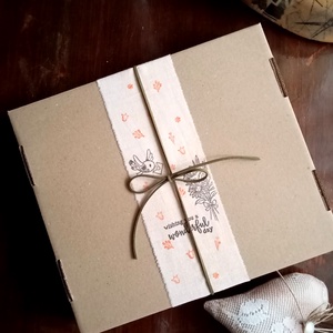 Levélkés neszeszer terítővel ajándékbox - táska & tok - neszesszer - Meska.hu