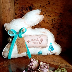 Tavaszváró nyuszi - Meska.hu