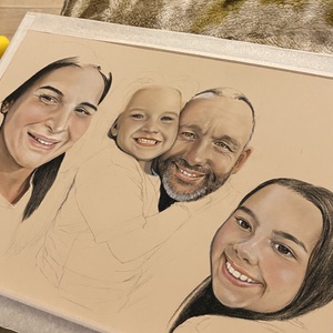 Személy portré fotóról - művészet - grafika & illusztráció - ceruzarajz - Meska.hu