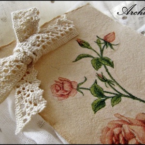 Rózsás könyvjelző -  - Meska.hu