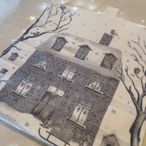 Adventi naptár - karácsonyi házikó - Meska.hu