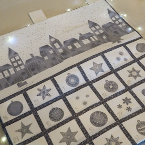 Adventi naptár - karácsonyi falu - Meska.hu