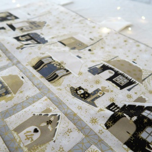 Adventi naptár - mézeskalácsfalu - karácsony - adventi díszek - adventi naptár - Meska.hu