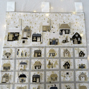 Adventi naptár - mézeskalácsfalu - karácsony - adventi díszek - adventi naptár - Meska.hu