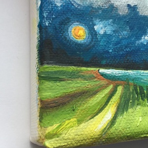 Mini Art / Festmény 10 x 10 cm - művészet - festmény - akril - Meska.hu
