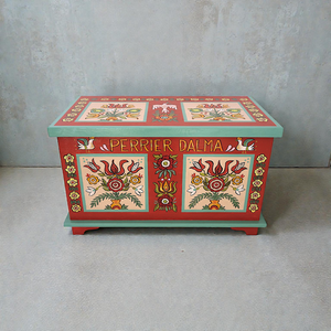 Tulipános láda, festett tulipános láda - művészet - más művészeti ág - Meska.hu