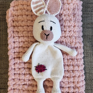 Horgolt szundinyuszi+babatakaró - baba - mama - baba ágynemű - babatakaró, gyerek pléd - Meska.hu