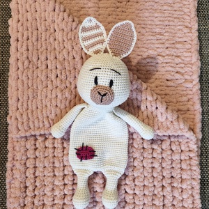 Horgolt szundinyuszi+babatakaró - baba - mama - baba ágynemű - babatakaró, gyerek pléd - Meska.hu