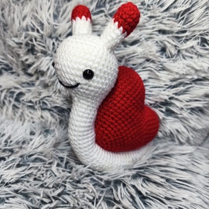 Horgolt csiga - játék & sport - plüssállat & játékfigura - csiga - Meska.hu