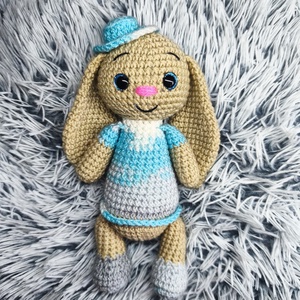 Horgolt nyuszi, Játék & Sport, Plüssállat & Játékfigura, Nyuszi, Horgolás, MESKA