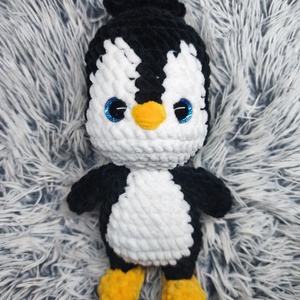 Horgolt pingvin, Játék & Sport, Plüssállat & Játékfigura, Pingvin, Horgolás, MESKA