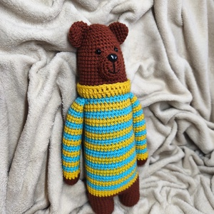 Horgolt maci - játék & sport - plüssállat & játékfigura - maci - Meska.hu