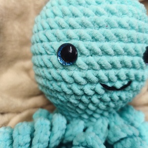 Horgolt polip - játék & sport - plüssállat & játékfigura - polip, medúza - Meska.hu