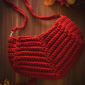 Isra, Táska & Tok, Kézitáska & válltáska, Vállon átvethető táska, Horgolás, MESKA