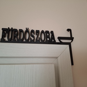 TagMyDoor  fürdőszoba, Otthon & Életmód, Dekoráció, Ajtó- és ablak dekoráció, Ajtódísz & Kopogtató, Mindenmás, MESKA