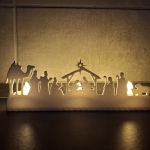 Betlehemes mécsestartó - Meska.hu