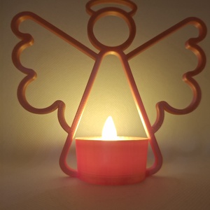 Angyal mécsestartó - Meska.hu