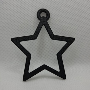 Minimalista csillag dísz - Meska.hu