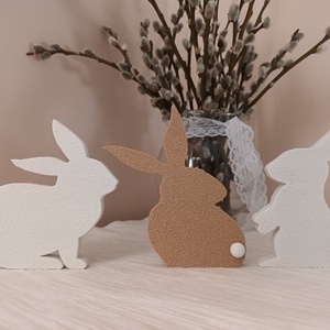 Három nyuszis asztaldísz szett - otthon & életmód - dekoráció - húsvéti asztaldíszek - Meska.hu