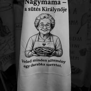 Kötény anyák napjára  - Meska.hu