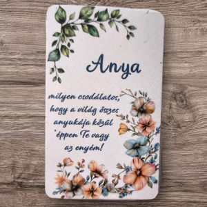 Hűtőmágnes anyák napjára - otthon & életmód - konyhafelszerelés, tálalás - konyhai dekoráció - hűtőmágnes - Meska.hu