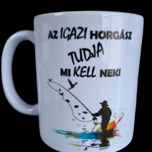Bögre horgászoknak , Otthon & Életmód, Konyhafelszerelés, tálalás, Tálalás, Bögre & Csésze, , MESKA