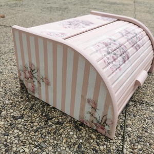 Tihany a konyhában - levendulás fa kenyértartó - otthon & életmód - konyhafelszerelés, tálalás - konyhai tárolás - kenyértartó - Meska.hu