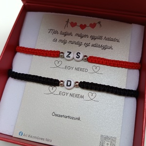 Páros karkötő ajándékcsomag - ruha & divat - páros szett - női-férfi páros szett - Meska.hu