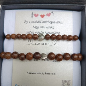 Páros karkötő ajándékcsomag - ruha & divat - páros szett - női-férfi páros szett - Meska.hu