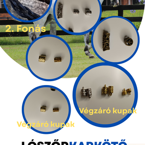 Egyedi medálos lószőr karkötő - ékszer - karkötő - fonott karkötő - Meska.hu