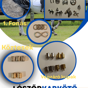 Egyedi medálos lószőr karkötő - ékszer - karkötő - fonott karkötő - Meska.hu