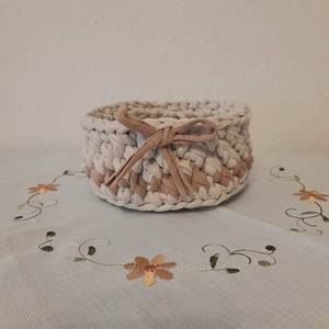 Handmade horgolt tároló, bármitartó , Otthon & Életmód, Tárolás & Rendszerezés, Tárolókosár, Horgolás, MESKA