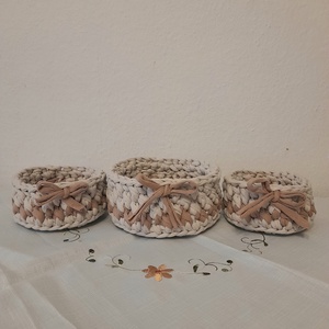 Handmade horgolt tároló, bármitartó  - otthon & életmód - tárolás & rendszerezés - tárolókosár - Meska.hu
