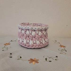 Horgolt tároló, bármitartó  - otthon & életmód - tárolás & rendszerezés - tárolókosár - Meska.hu