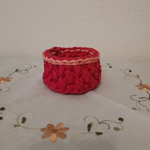 Horgolt tároló, bármitartó , Otthon & Életmód, Tárolás & Rendszerezés, Tárolókosár, Horgolás, MESKA